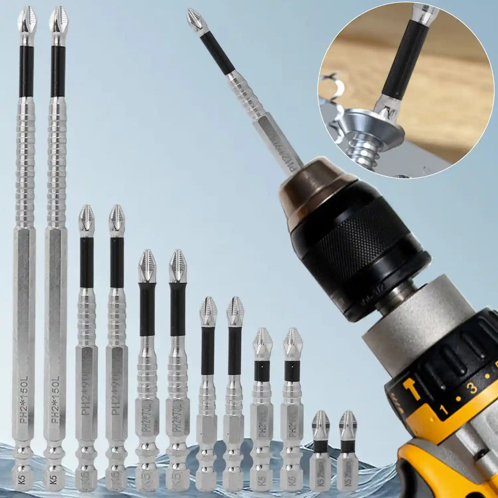 Ponteiras Magnéticas Philips - Aço Carbono Anti-Impacto
