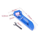 afiador de brocas furadeira, afiar broca elétrica, afiador broca 2 a 12mm, afiador broca rebolo corindo, recuperar broca cega furadeira, afiador broca encaixe sextavado, afiador broca ABS premium, afiar broca rápido 1 minuto, afiador broca portátil obra, economizar broca furadeira