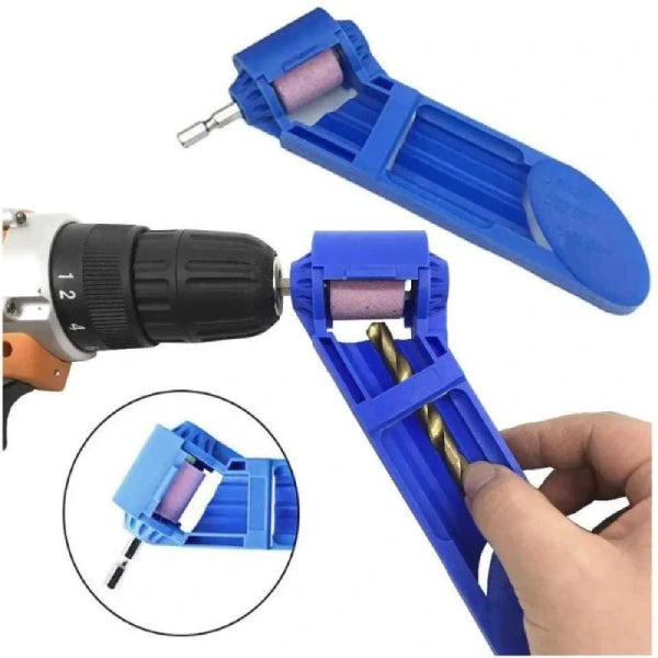 afiador de brocas furadeira, afiar broca elétrica, afiador broca 2 a 12mm, afiador broca rebolo corindo, recuperar broca cega furadeira, afiador broca encaixe sextavado, afiador broca ABS premium, afiar broca rápido 1 minuto, afiador broca portátil obra, economizar broca furadeira