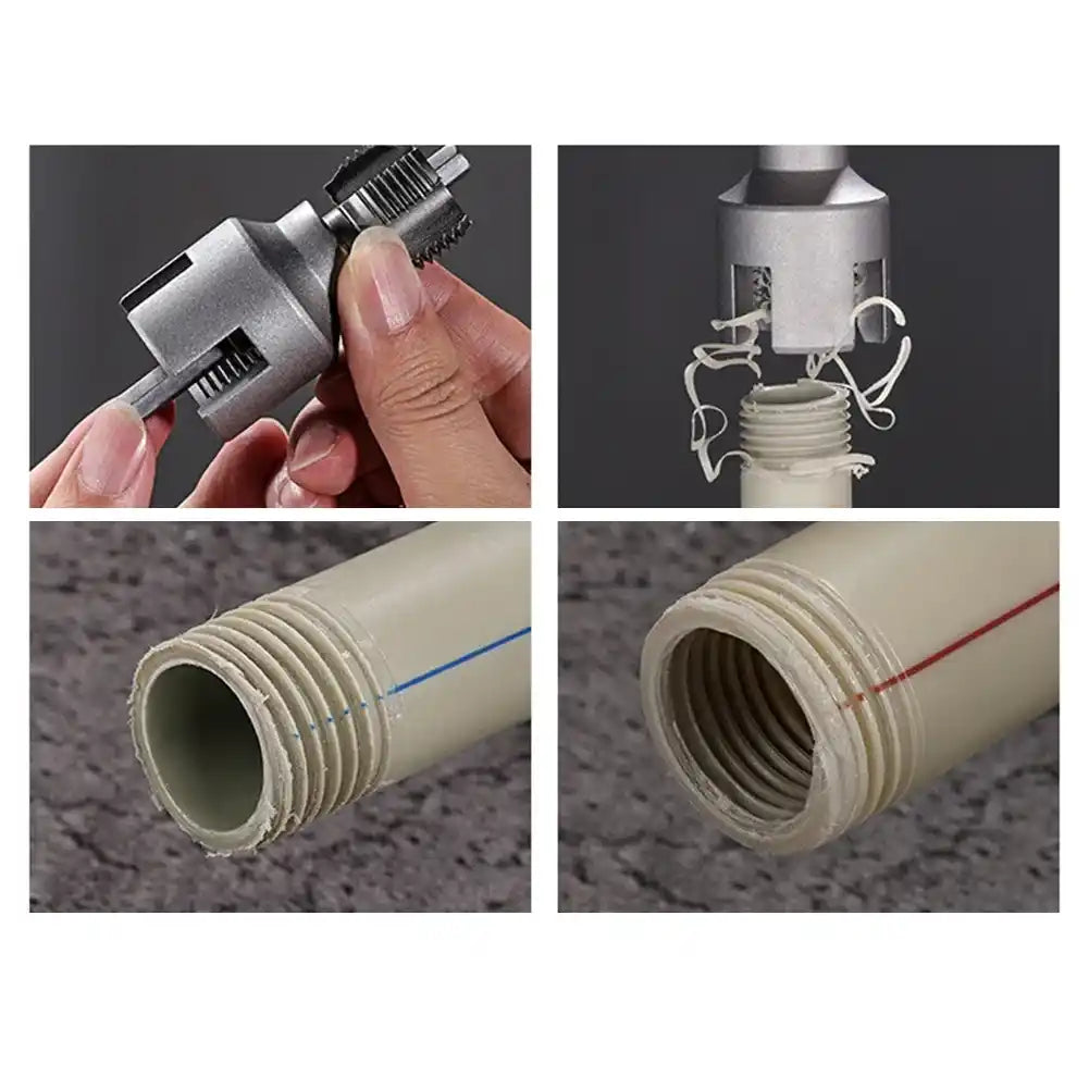 Kit Rosqueador de Tubos, PVC, MPP E PPR 2 em 1 - Interno e Externo