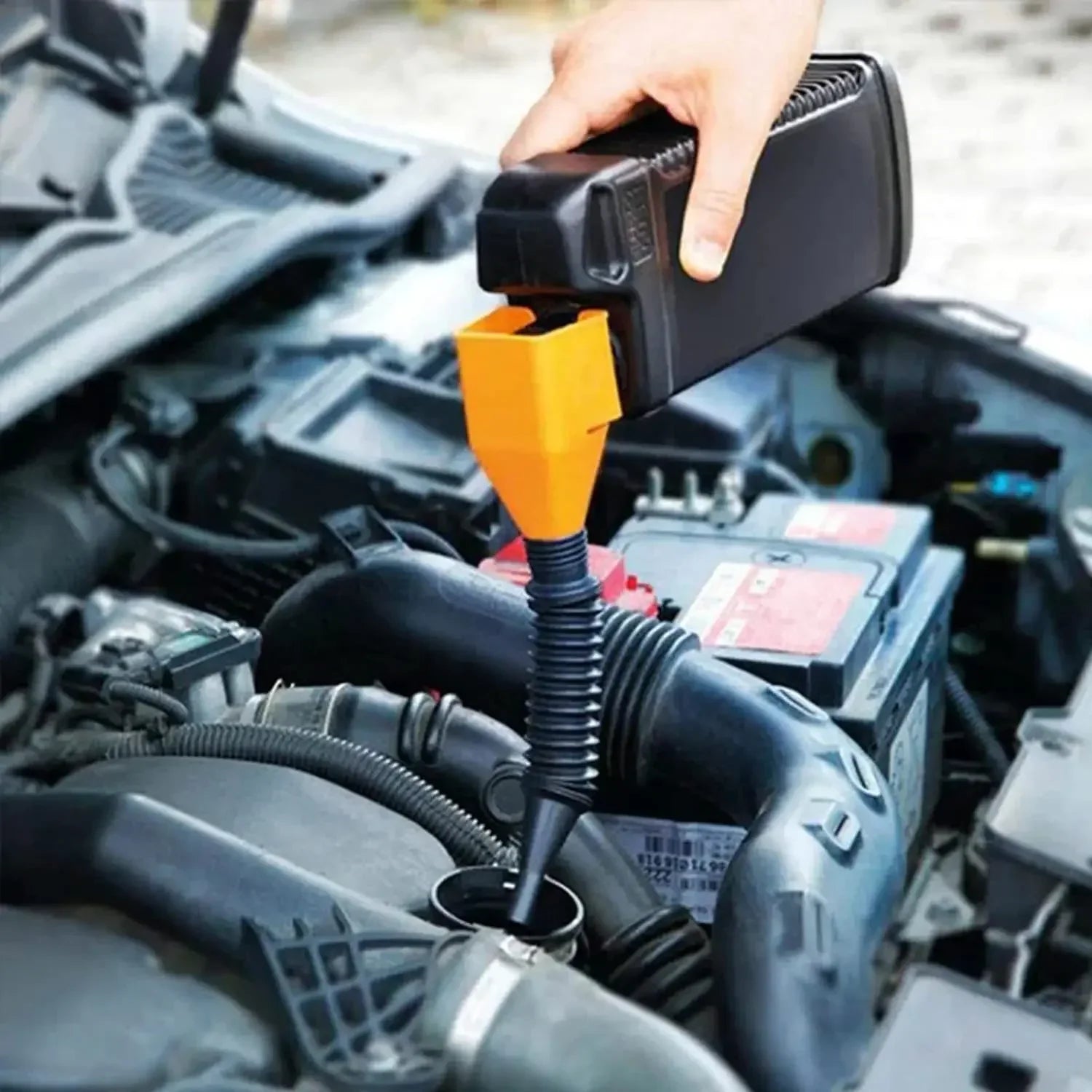 funil pescoço longo óleo, funil troca óleo motor, funil PP automotivo, funil sem respingo combustível, funil boca larga gasolina, funil anticorrosivo diesel, funil multiuso cozinha carro, funil troca fluido veículo, funil manutenção automotiva, funil PP resistente impacto