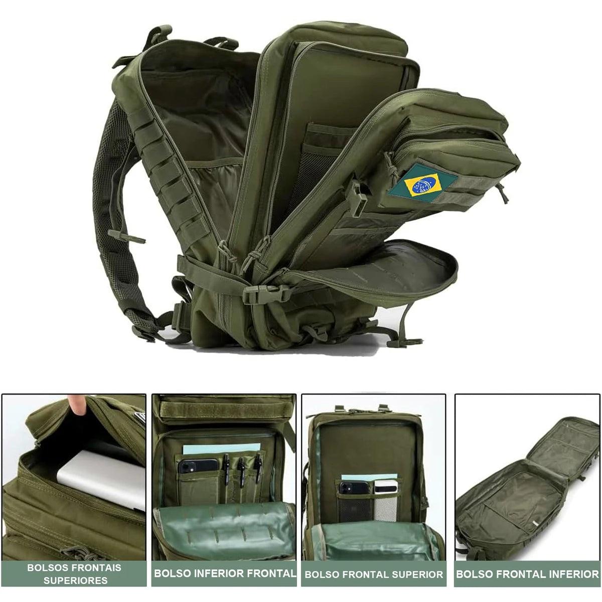 Mochila Tática Fortress -  Alta Capacidade