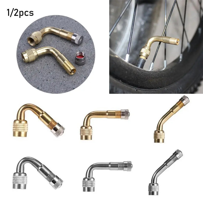Adaptador Válvula Universal 90° - [CARRO, BICICLETA, MOTO E SCOOTER]