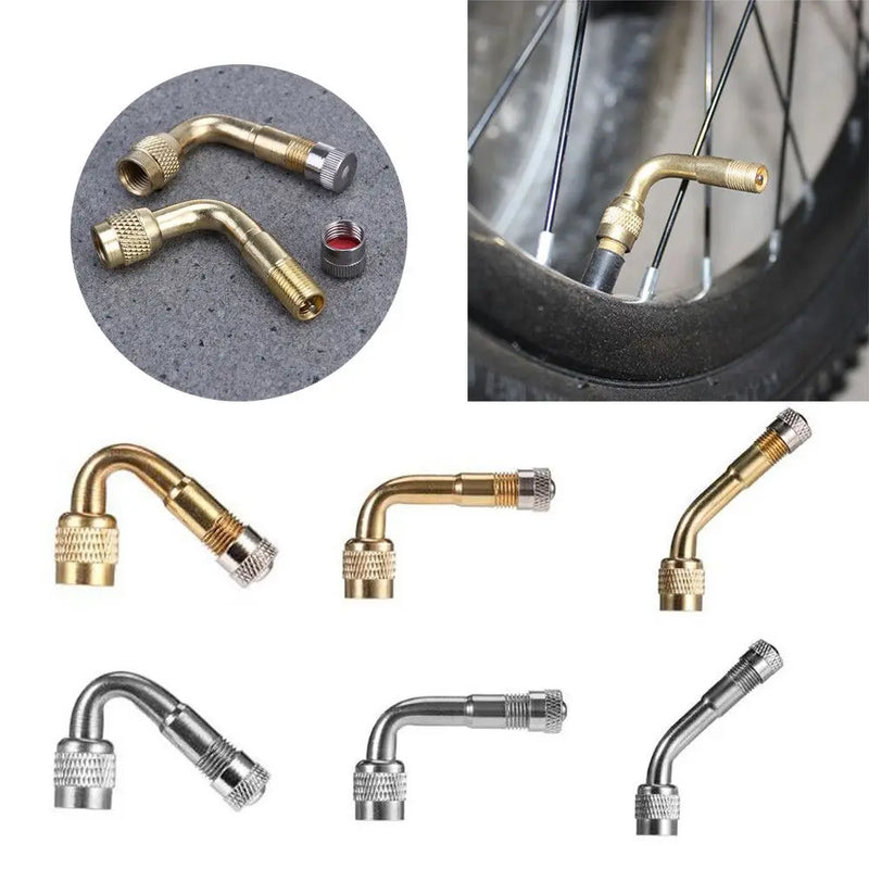 Adaptador Válvula Universal 90° - [CARRO, BICICLETA, MOTO E SCOOTER]