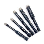 Kit Brocas Diamantadas Brasadas para Perfuração de Precisão