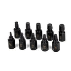 Kit 10 Extratores de Parafuso Quebrado - Soquete Sextavado