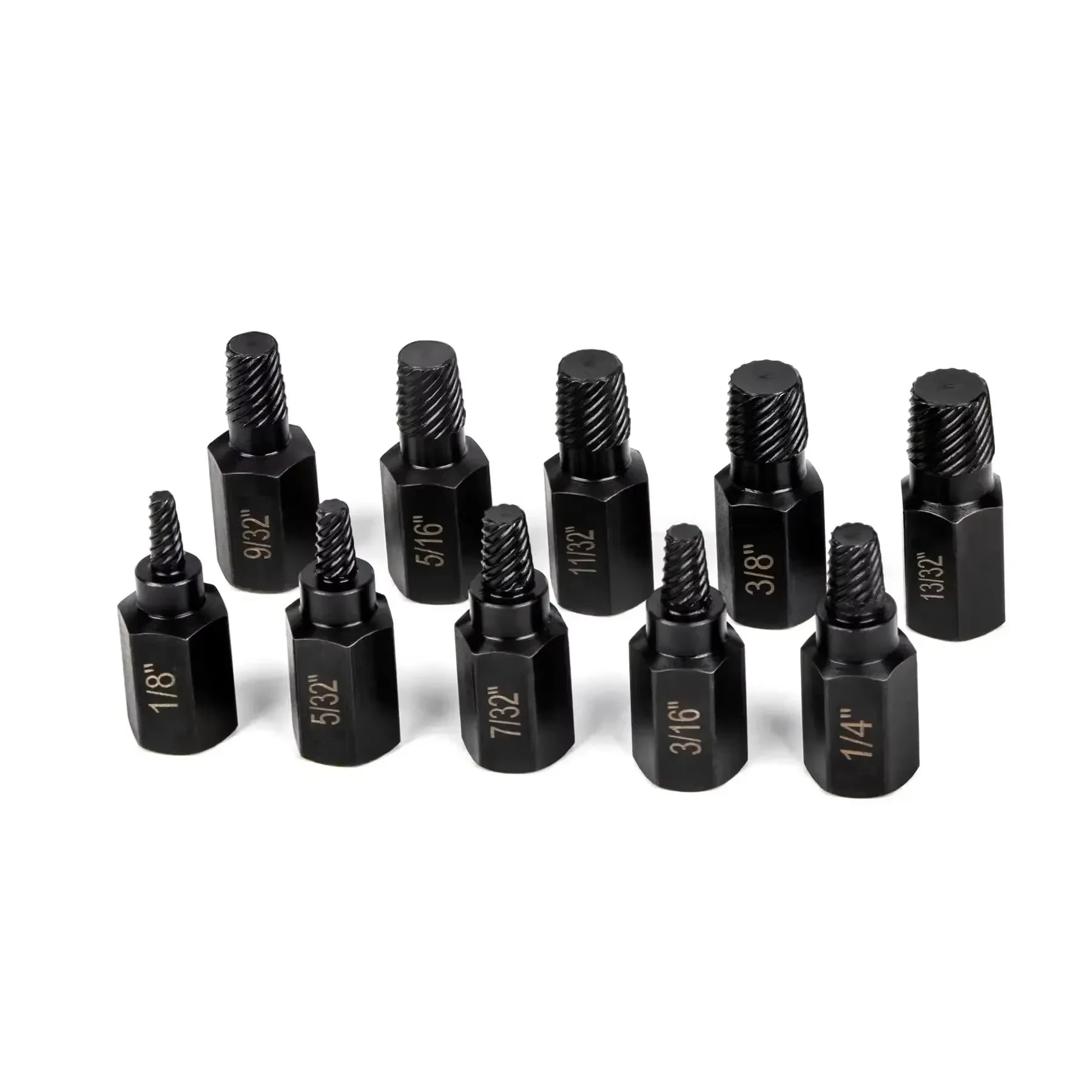Kit 10 Extratores de Parafuso Quebrado - Soquete Sextavado